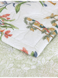 Yves Delorme multicoloured cotton-blend bedcover, imported from the UK