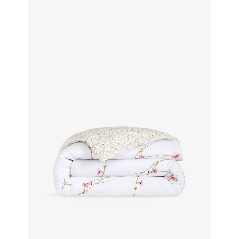 Gaura Multicoloured Cotton Duvet Cover - Double