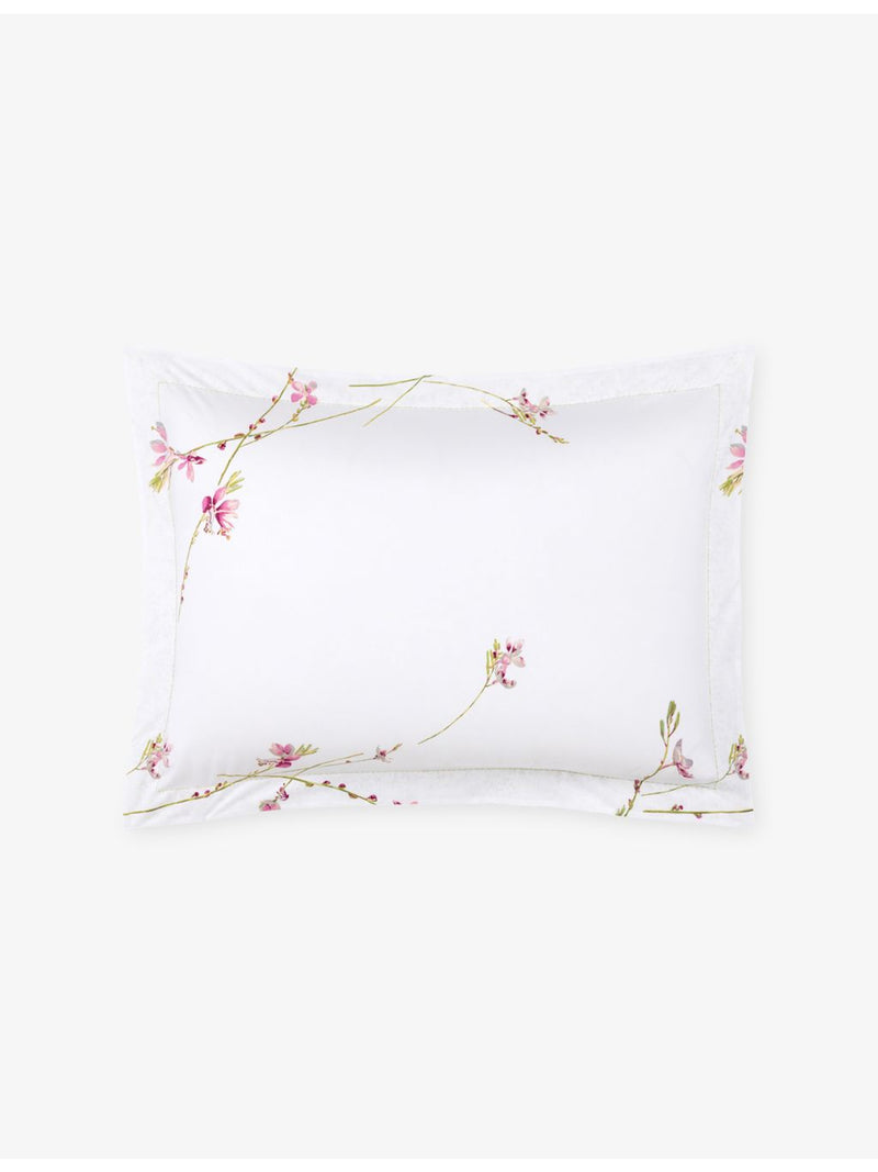 Yves Delorme Gaura standard cotton Oxford pillowcase (British brand)