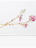 Yves Delorme Gaura Blanc bath sheet 90x150cm, imported from the UK