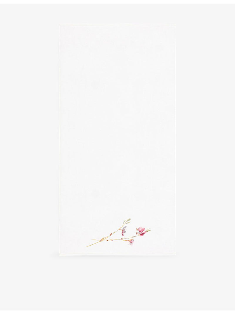 Yves Delorme Gaura Blanc bath sheet 90x150cm, imported from the UK