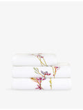 Yves Delorme Gaura Blanc bath sheet 90x150cm, imported from the UK
