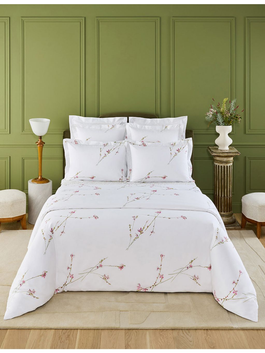 Yves Delorme Gaura Multicoloured bedcover (British brand)