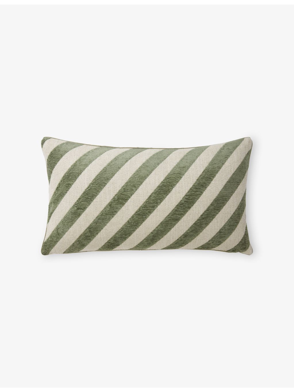 Yves Delorme Calisson striped woven cushion cover 57cm - British product