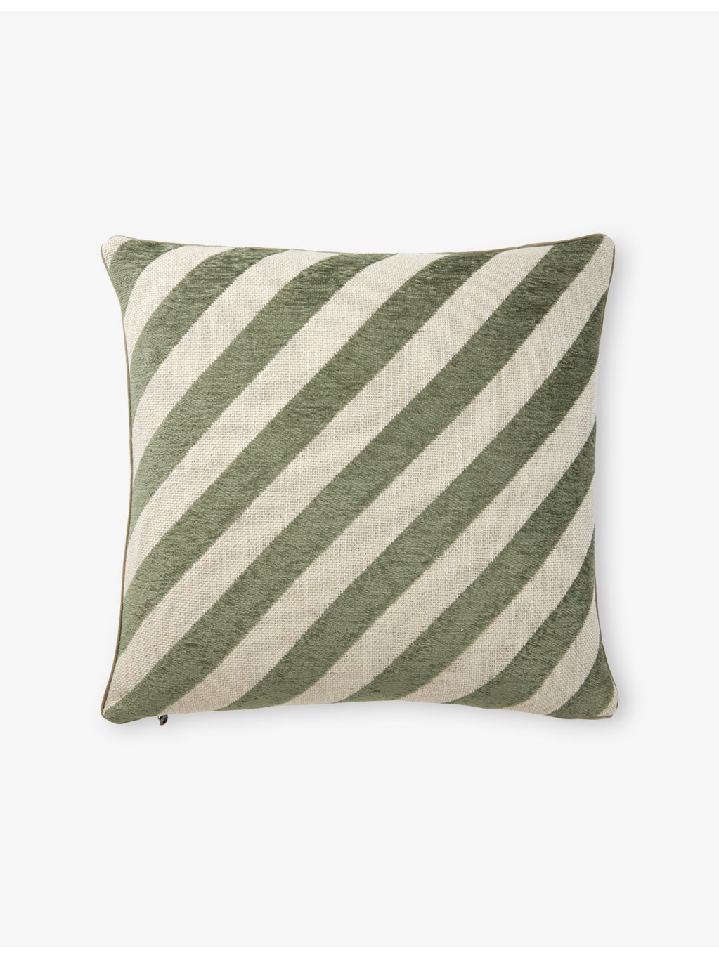 Yves Delorme Calisson striped woven cushion cover 57cm - British product