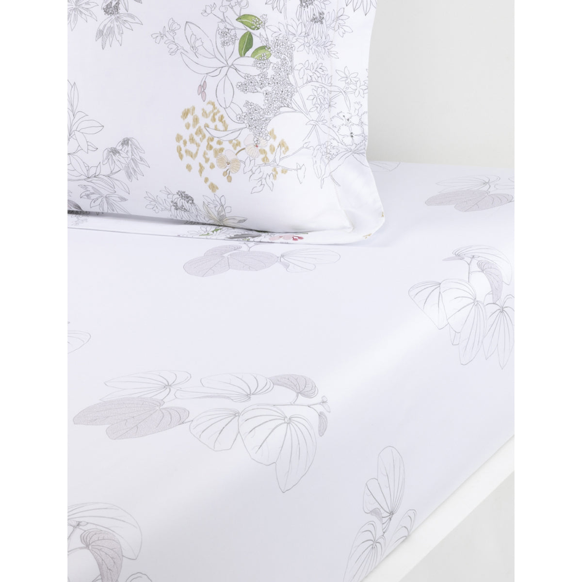 Orchidee Cotton Fitted Sheet - Double