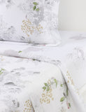 Yves Delorme Orchidee Multicoloured Floral Cotton Flat Sheet