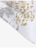 Yves Delorme Orchidee floral-print Oxford cotton-sateen pillowcase 65cm (British brand)