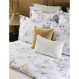 Yves Delorme Orchidee floral-print Oxford cotton-sateen pillowcase 65cm (British brand)