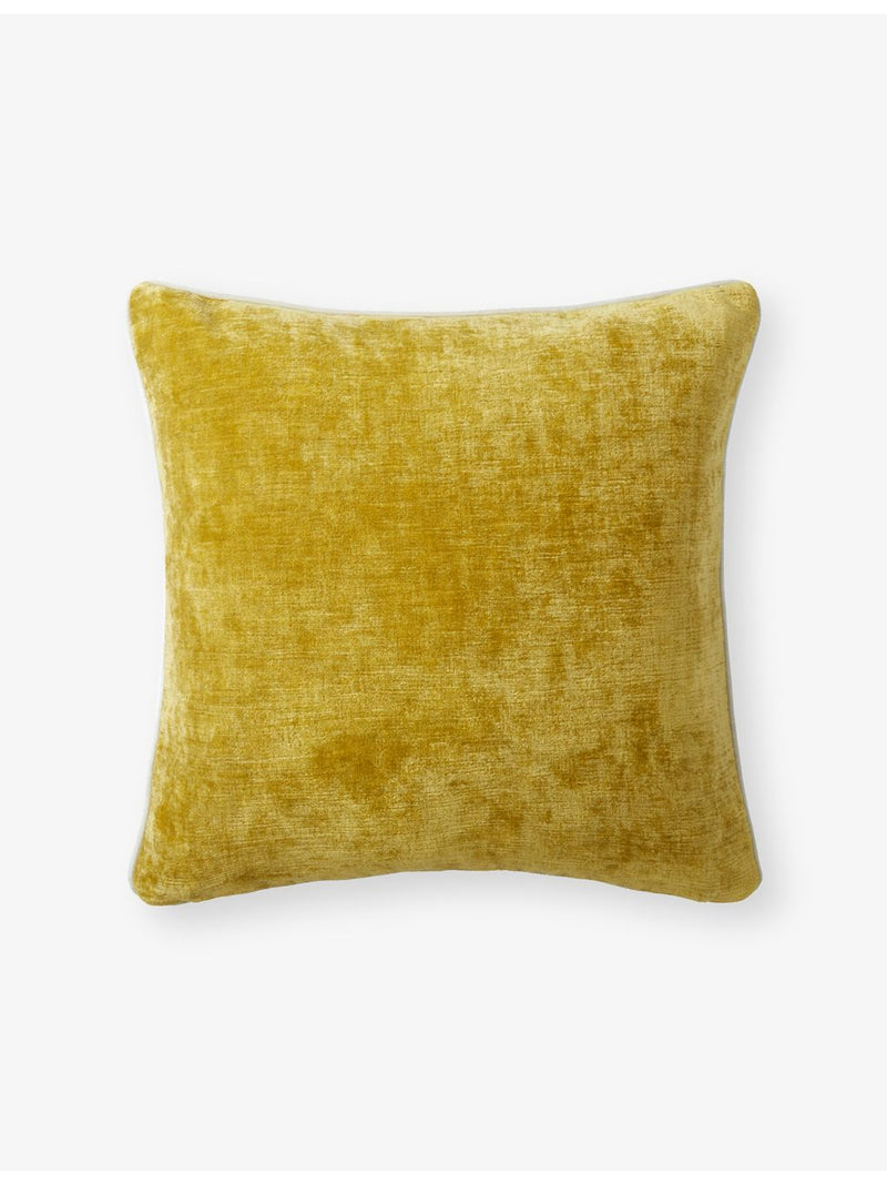 Yves Delorme Orpheo velvet cushion cover 45cm - British product