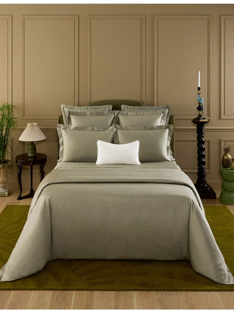Yves Delorme Triomphe cotton duvet cover, imported from the UK