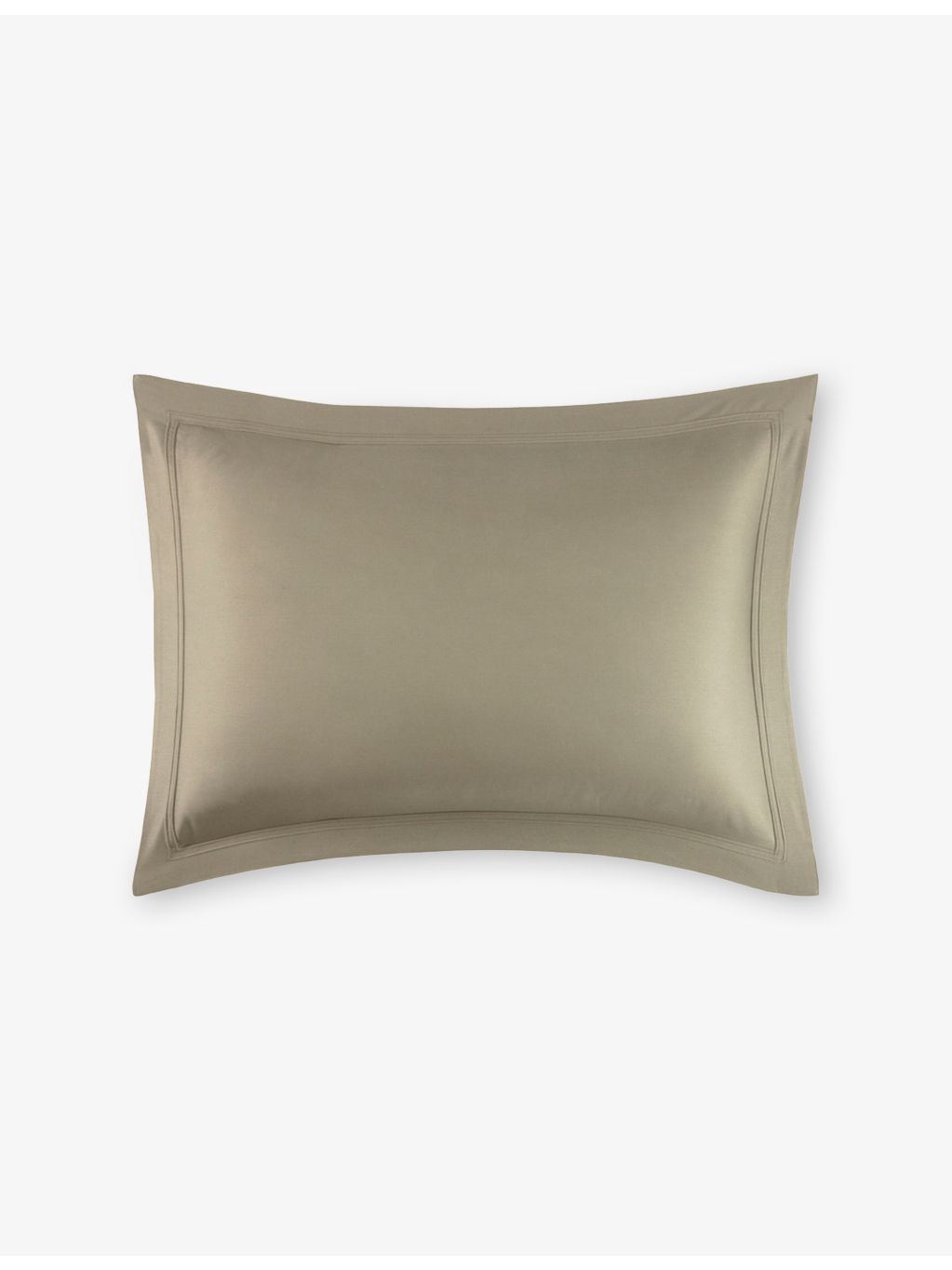 Yves Delorme Triomphe Oxford cotton-sateen pillowcase 50cm x 75cm - British product