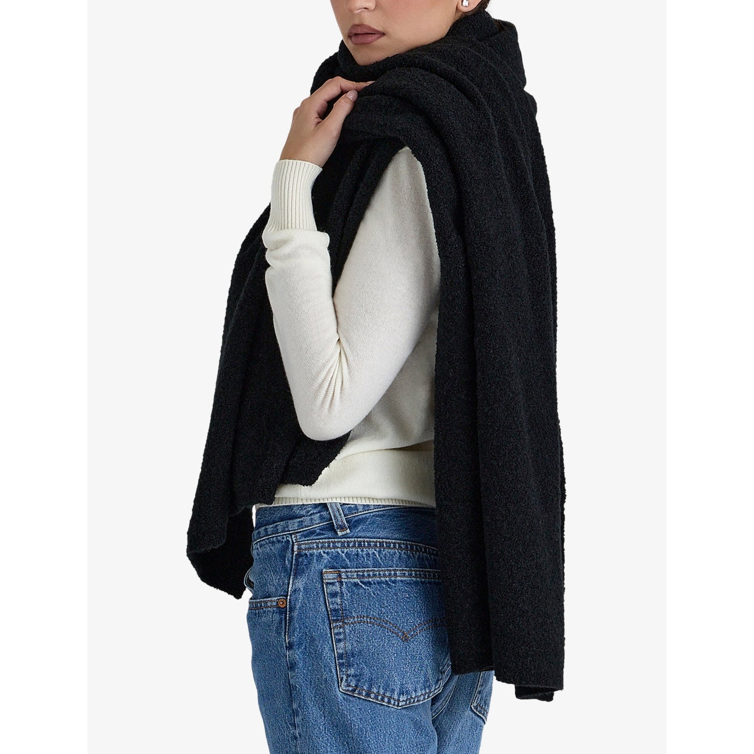 House of CB Nara knitted scarf 180cm, UK version