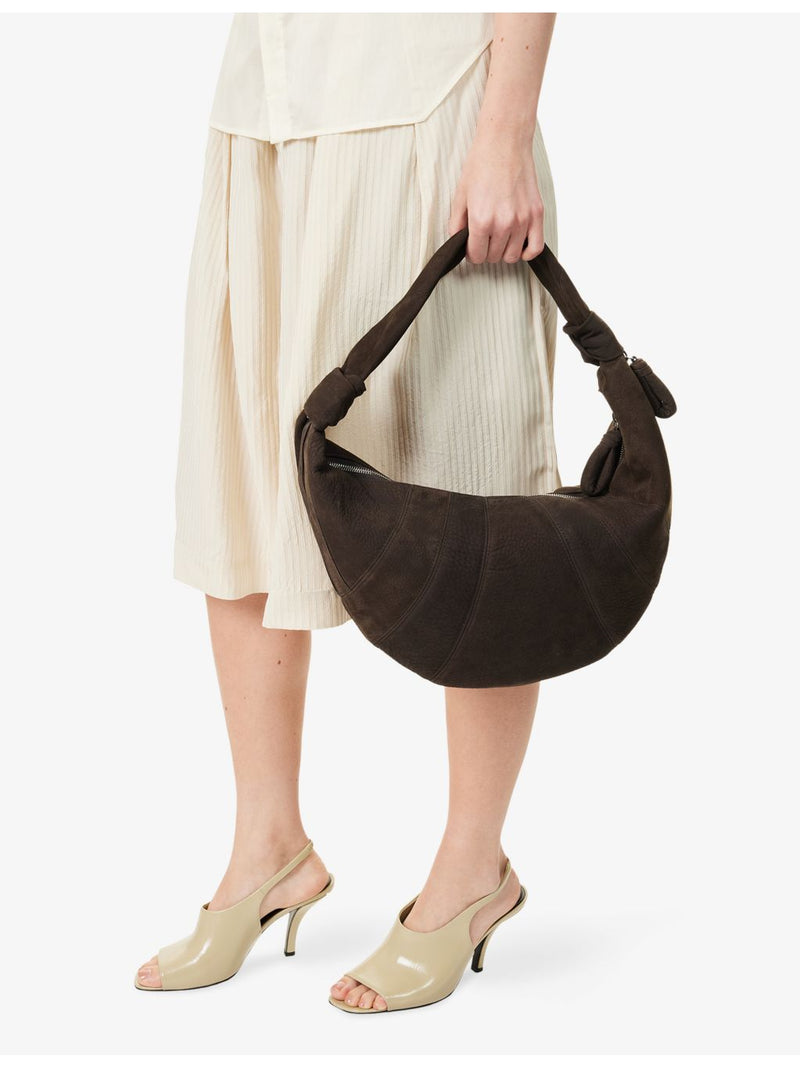 LEMAIRE Fortune Croissant suede shoulder bag, imported from the UK