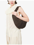 LEMAIRE Fortune Croissant suede shoulder bag, imported from the UK