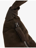 LEMAIRE Fortune Croissant suede shoulder bag, imported from the UK