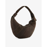 LEMAIRE Fortune Croissant suede shoulder bag, imported from the UK