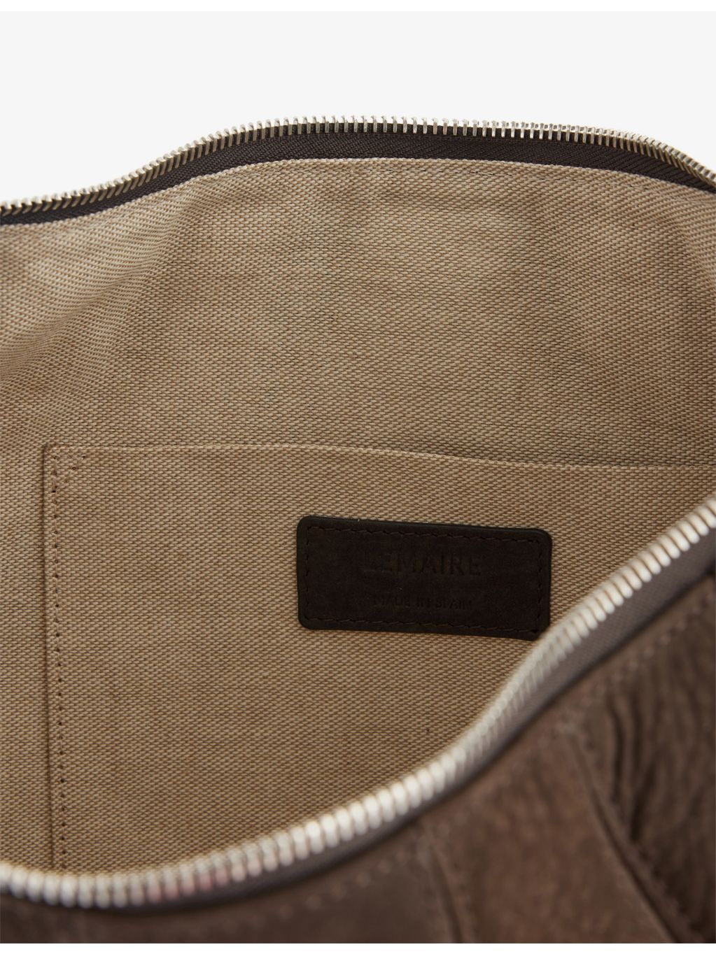LEMAIRE Fortune Croissant suede shoulder bag, imported from the UK