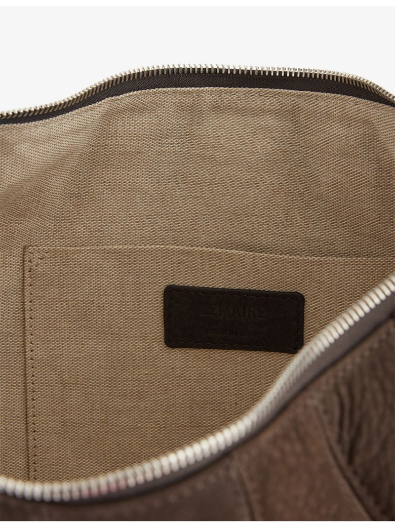 LEMAIRE Fortune Croissant suede shoulder bag, imported from the UK