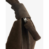 LEMAIRE Fortune Croissant suede shoulder bag, imported from the UK