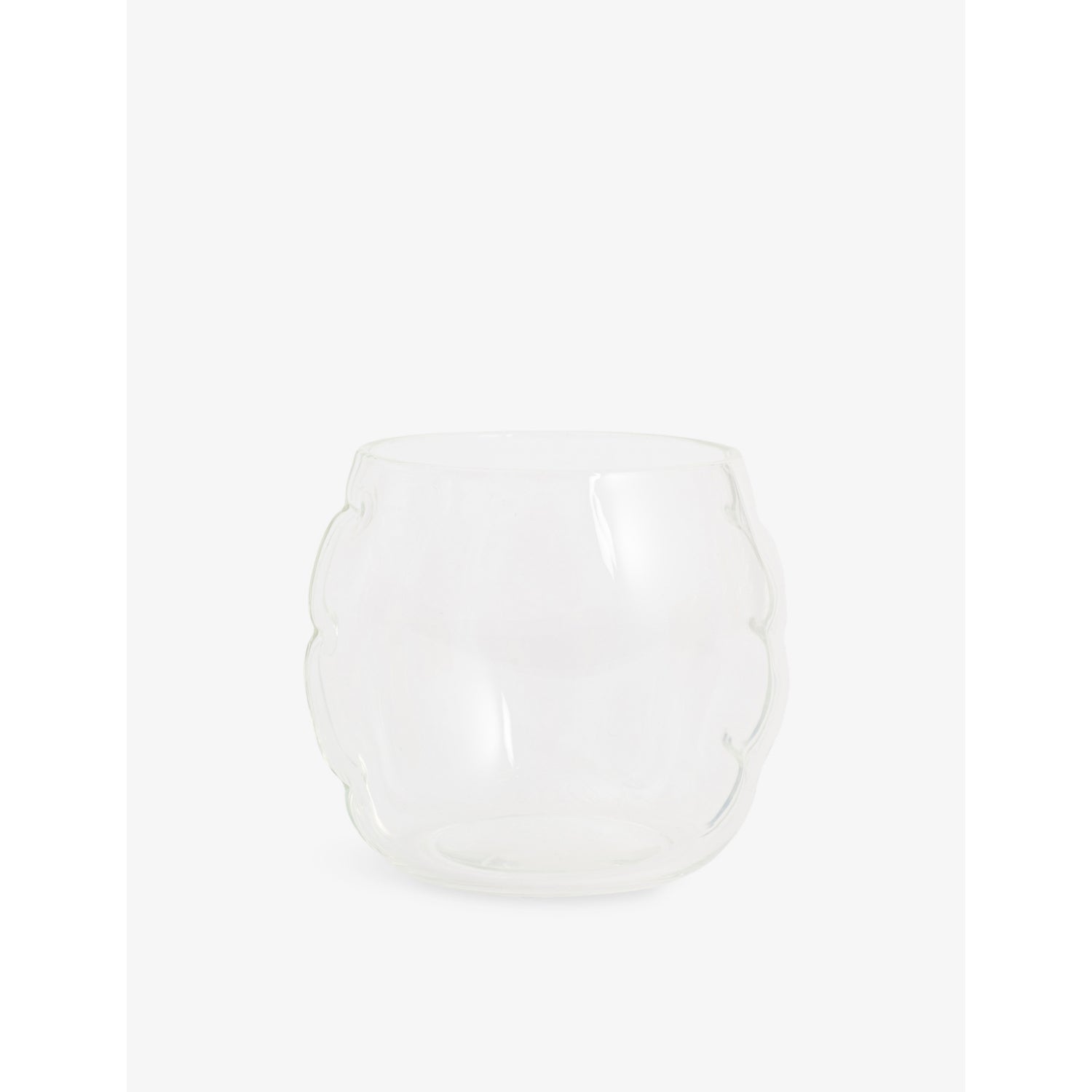 Home Studyo Bob Orchid Glass curved transparent (British brand)