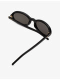 RetroSuperFuture cherry black oval acetate sunglasses with gold hardware - British product