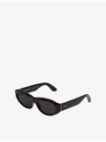 RetroSuperFuture Cinema black oval acetate sunglasses - British product