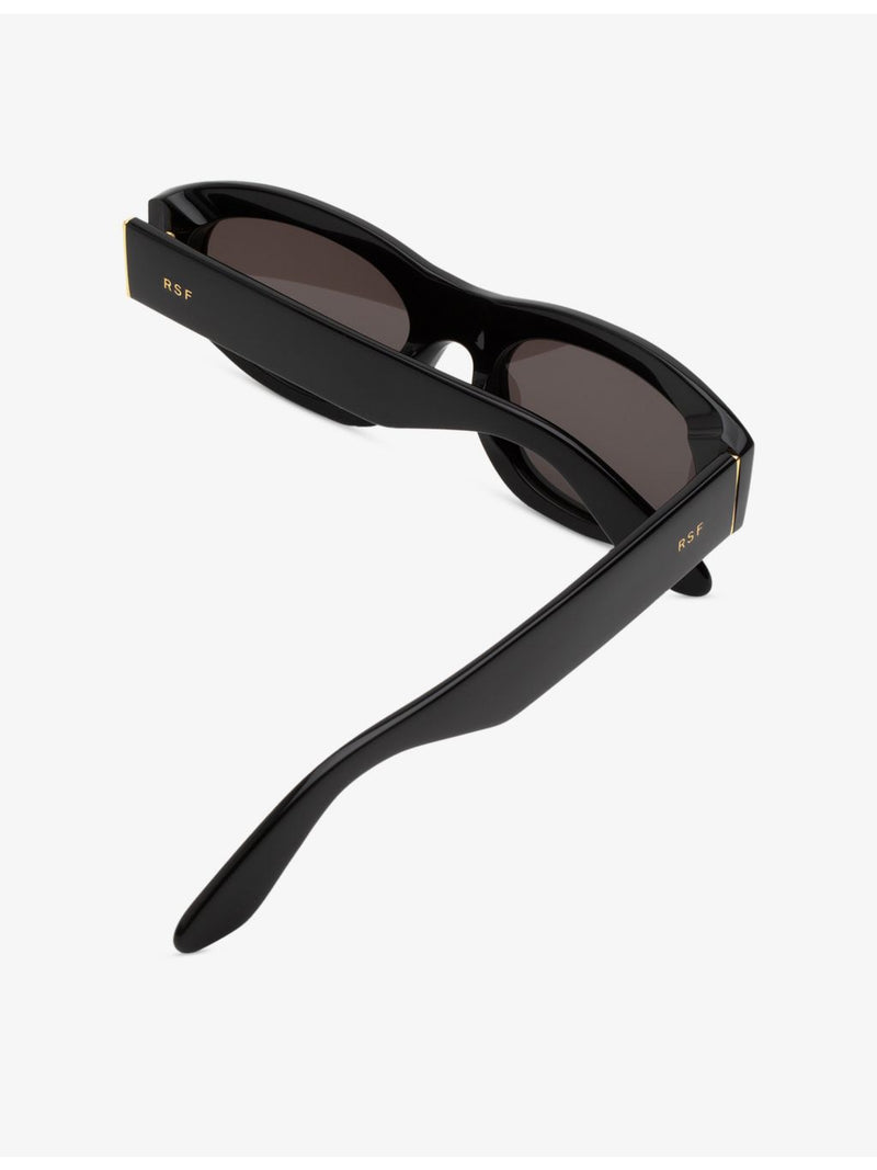 RetroSuperFuture Cinema black oval acetate sunglasses - British product