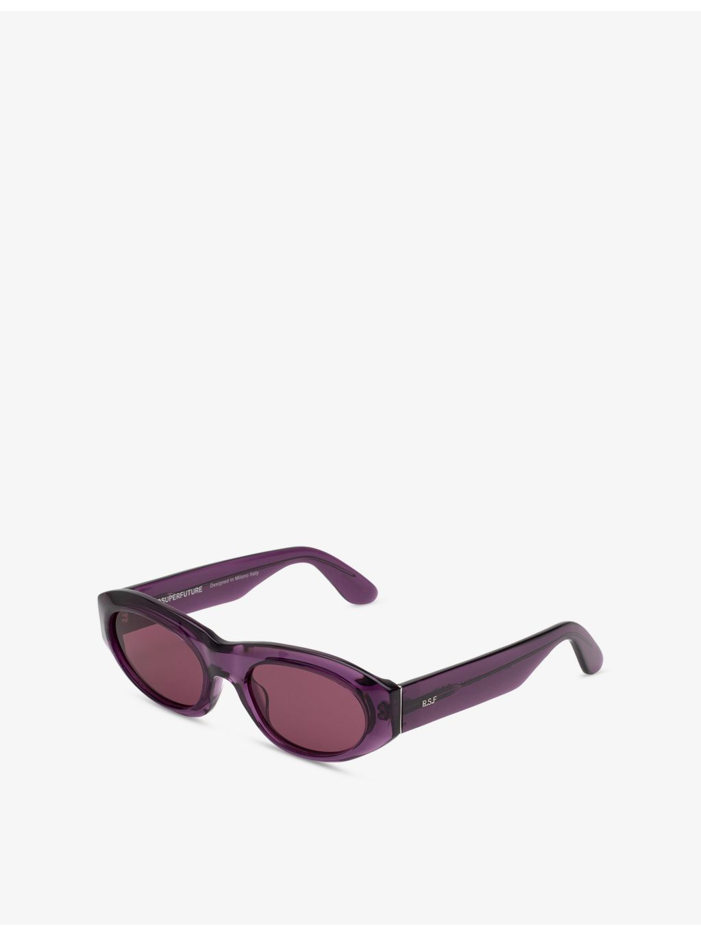 Retrosuperfuture Cinema Melanzana cat-eye acetate sunglasses, imported from the UK