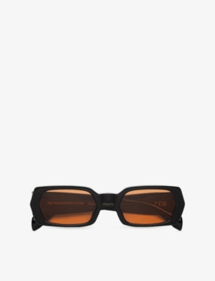 L'Altro rectangle-frame acetate sunglasses with UV lenses, UK version