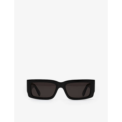 selfridges RetroSuperFuture Notte Black Rectangle-Frame Acetate Sunglasses- Buy online at McGrocer