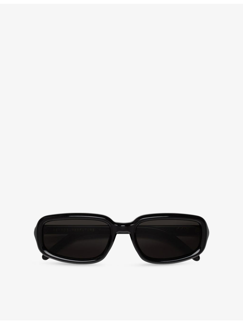 Retrosuperfuture rectangular acetate sunglasses with tinted lenses - British product