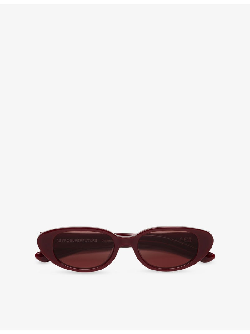 Retrosuperfuture Vega Bordeaux sunglasses, imported from the UK