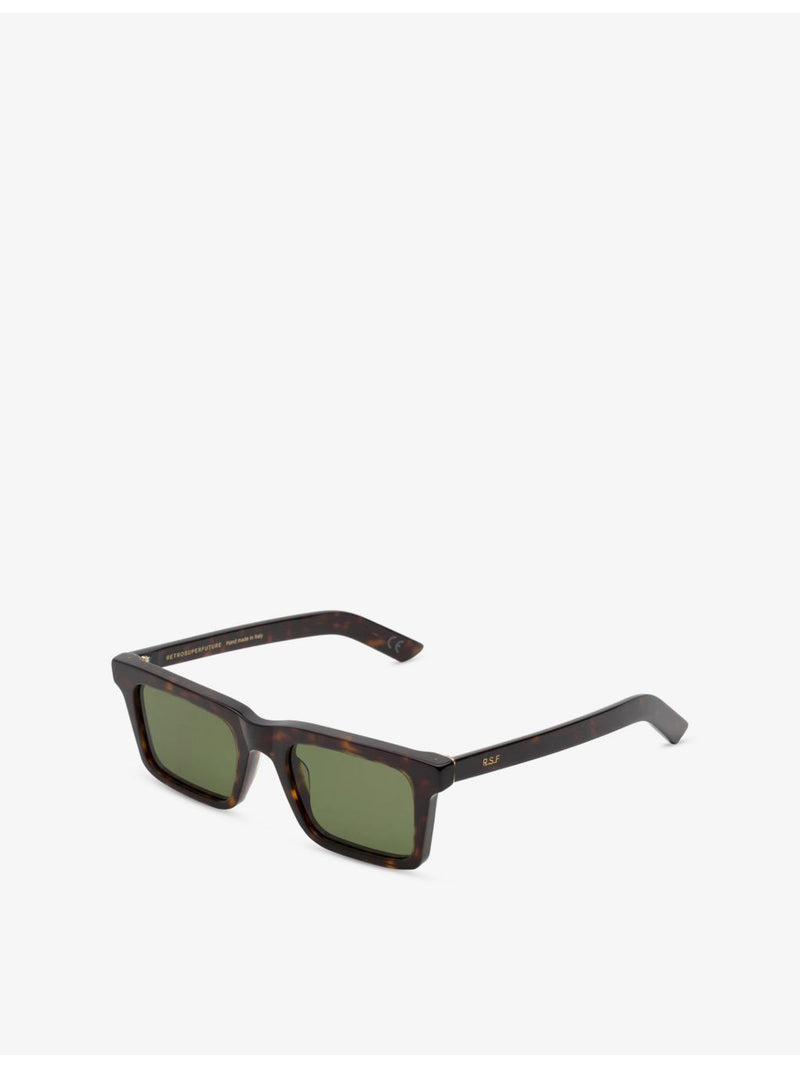 Retrosuperfuture square-frame acetate sunglasses tortoiseshell finish - British product