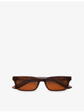 Retrosuperfuture Gesto rectangular acetate sunglasses with tortoiseshell finish, UK version