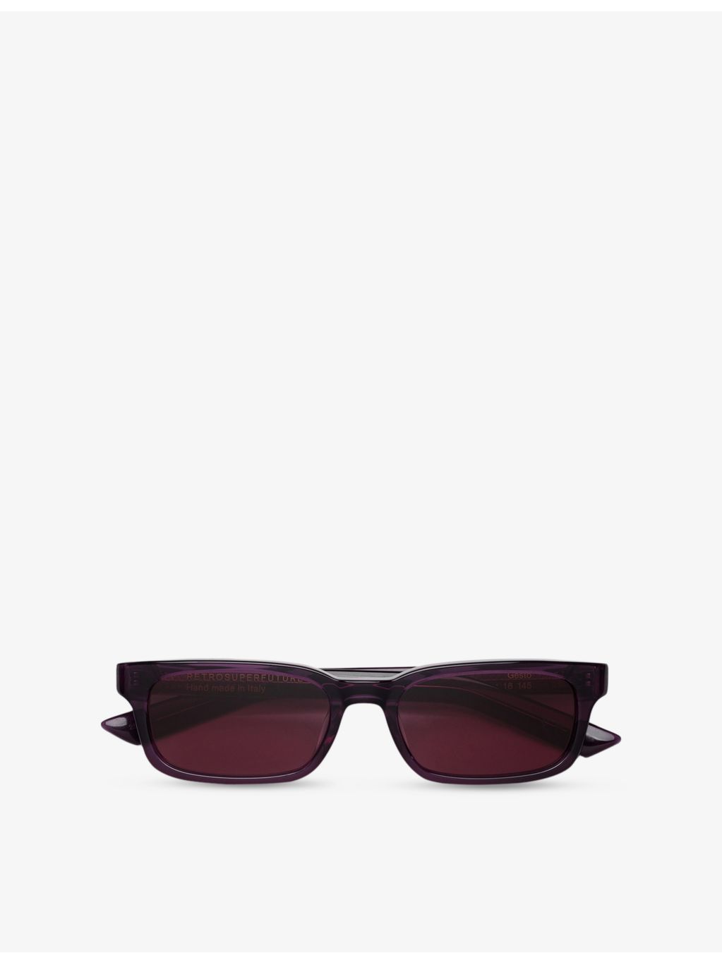 Retrosuperfuture Gesto rectangular-frame acetate sunglasses, UK version