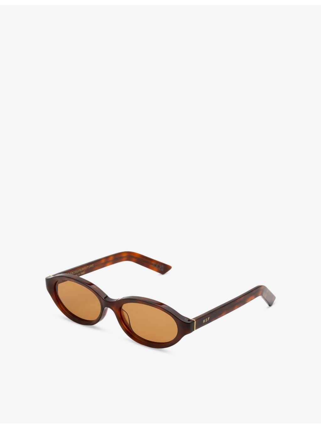 Retrosuperfuture Parola oval-frame acetate sunglasses tortoiseshell - British product