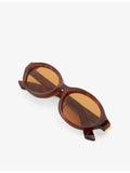 Retrosuperfuture Parola oval-frame acetate sunglasses tortoiseshell - British product