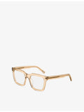 Retrosuperfuture Aalto square-frame acetate optical glasses (British brand)