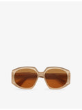 Retrosuperfuture Arithiel butterfly-frame acetate sunglasses 57mm, imported from the UK
