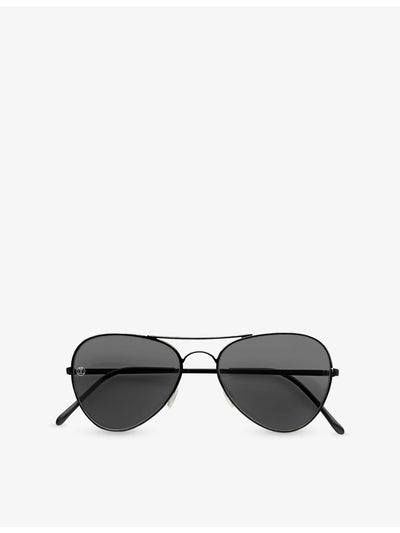 selfridges Retrosuperfuture 8000 Martini 8M3 Aviator-Frame Metal Sunglasses- Buy online at McGrocer