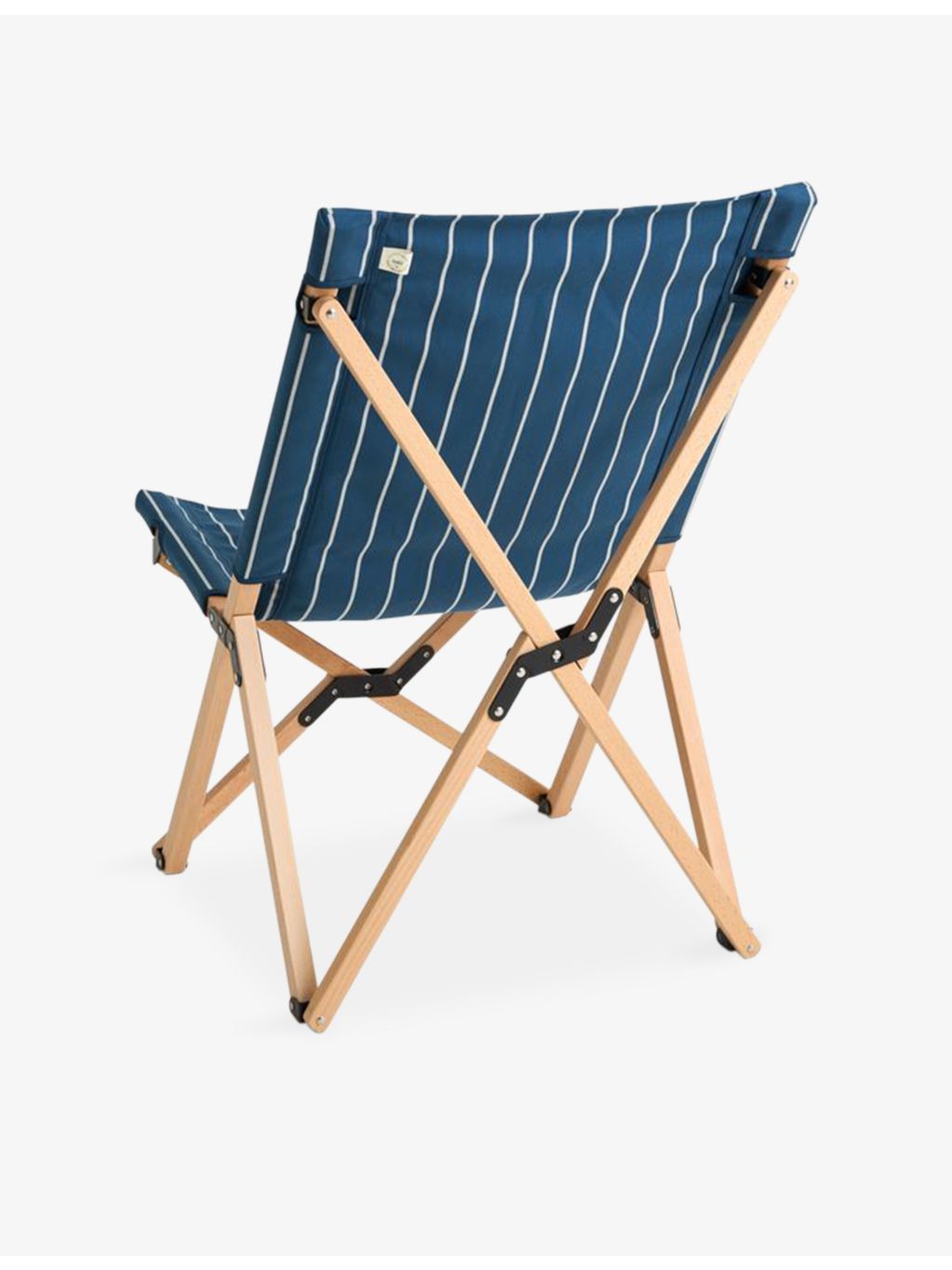 HAY beech folding chair with stripe print, UK version