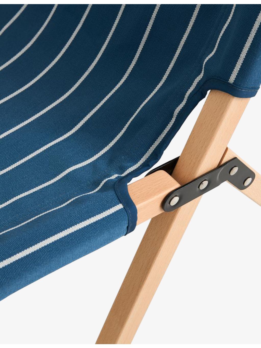 HAY beech folding chair with stripe print, UK version