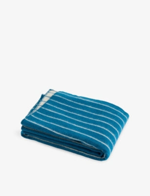 HAY Outdoor Market Striped Wool Throw 180cm x 130cm