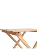 HAY small wooden folding table with striped bag - British product