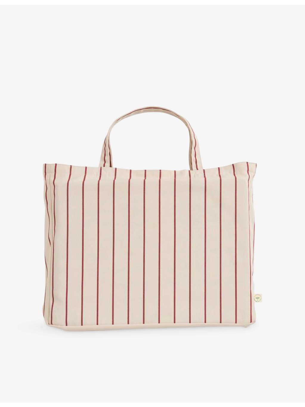 HAY small wooden folding table with striped bag - British product