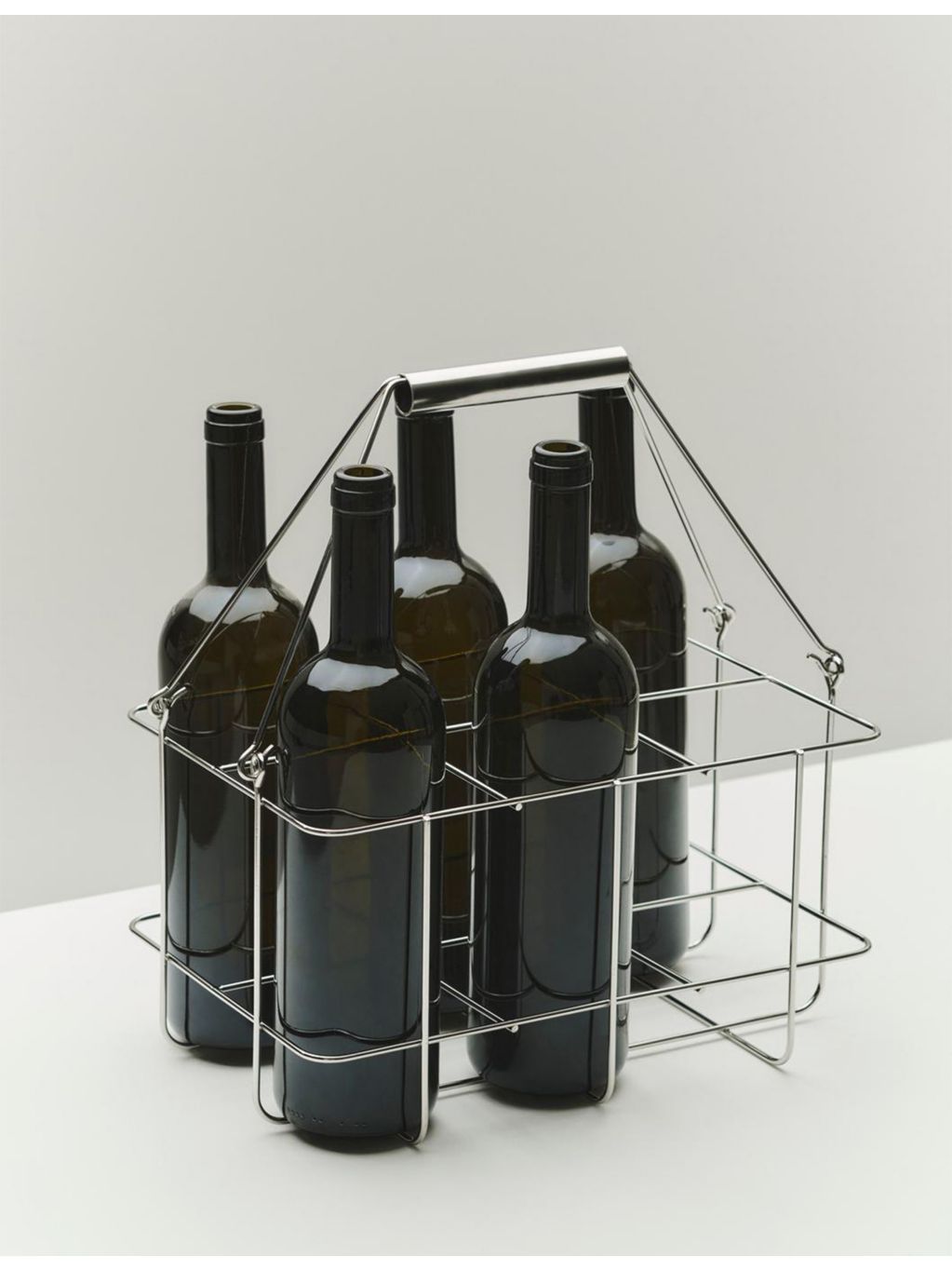 HAY stainless-steel six-bottle carrier from Outdoor Market, UK version
