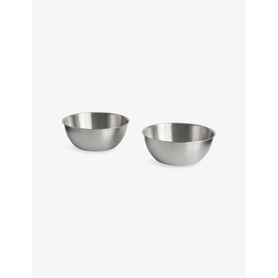 selfridges HAY Outdoor Market Set of Two Stainless-Steel Bowls- Buy online at McGrocer