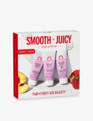 First Aid Beauty Smooth + Juicy body scrub kit 3 x 56.7g, imported from the UK