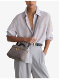 Reiss Ines Vanity suede cross-body bag, UK version